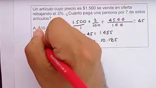 Problemas con el uso de porcentajes. Aptitud Matemática.