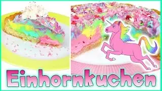 DIY EINHORNKUCHEN 🦄 OHNE BACKEN - schnell und einfach - TheBeauty2go
