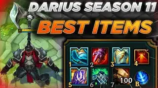 SEASON 11 UPDATED DARIUS ITEM GUIDE - TIER LIST OF ALL MYTHICS + LEGENDARIES