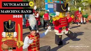 🎺 [4K] NEW Nutcracker Marching Band | Starring the brand-new LEGO Nutcracker at LEGOLAND California🥁