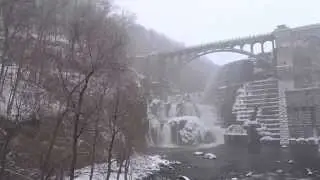 Croton Dam in snow