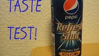 Japan - Pepsi Refresh Shot - More caffeine. Taste Test!