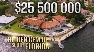 Hidden property of South Florida | $25,500,000 | Largest waterfront mansion