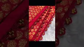 Simple and unique beads crochet design 🪡 #tasselslove❤️ #sareetassels🤩 #traditionalwork #sareework