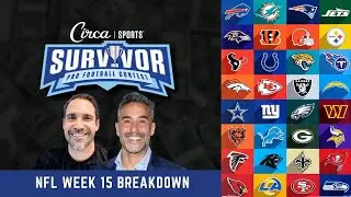 Circa Survivor NFL Week 15 Live Breakdown w/ guests