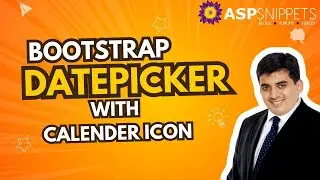 Implement Bootstrap DatePicker with Glyphicon Icon in HTML