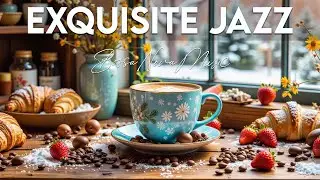 Sweet Winter Jazz ☕ Exquisite Morning Coffee Jazz Music and Upbeat Bossa Nova Piano for Relaxation