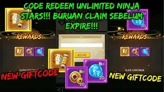 New giftcode!!! - Code Redeem Unlimited Ninja Stars - buruan claim sebelum expire!!!