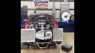 'Cowboy Up Nova'2000HP '69 Chevy Nova 427 LS Dart Block 102mm Garrett Turbo