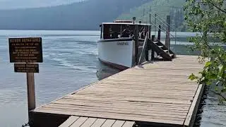 Lake Ferry in Glacier National Park 2023