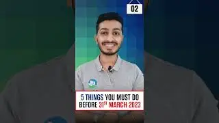 5 things you must do before 31st March 2023 #shorts #finance #education