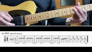 [TAB譜] When My Devil Rises(MAN WITH A MISSION) Guitar riff [ギター]