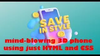 3D Phone Discount with CSS Animation (HTML & CSS)
