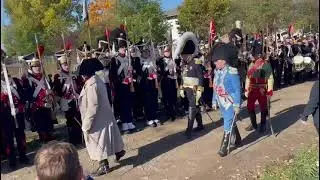 1813 год. Лейпциг. Император Наполеон и польский батальон маршала Понятовского.