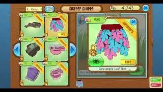 Animal Jam Classic Rare Item Monday Today Is Rare Maple Leaf Skirt