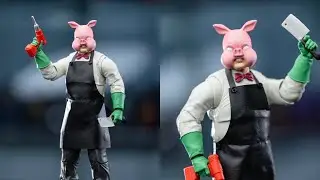 New McFarlane Toys Professor Pyg Variant action figure in hand images by Robdtoys 