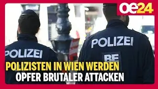 Polizisten in Wien werden Opfer brutaler Attacken
