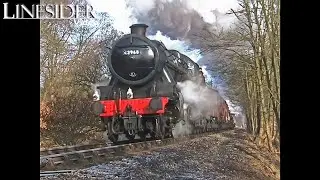 Stanier Mogul 42968, Standard 4 80002 & Jinty 47279 (KWVR, February 2006)