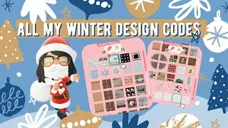 All Winters Design Code on My Animal Crossing Christmas Island | Animal Crossing New Horizons