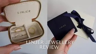Linjer Jewellery Unboxing & Review | Minimalistic & Sustainable!! Solid Gold & Gold Vermeil pieces♡💍