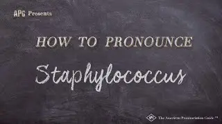 How to Pronounce Staphylococcus (Real Life Examples!)