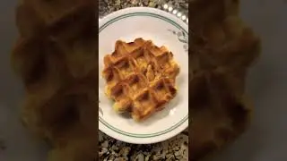 Waffles 🧇 and maple 🍁 syrup