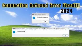How to get rid of ConnectionRefusedError messages - Works in 2024