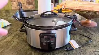 BLACK+DECKER 7 Quart Slow Cooker, SCD4007, Chalkboard Exterior Review