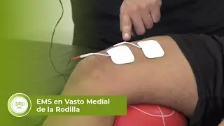EMS en vasto medial de la rodilla
