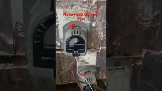 A Helpful Tip when installing a Honeywell damper. #hvac #honeywell #damper #tip #howto #hvac