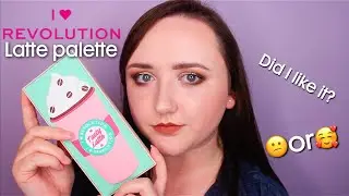 TESTING I HEART REVOLUTION TASTY LATTE PALETTE