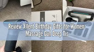 Review Xllent Birthday Gifts for Women- Massage Gun Deep Tissue - Portable Handheld Muscle Massager,