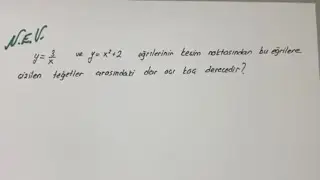 UFUK AÇAN TÜREV geometri yorum fakat 3.dereceden denklem ve analitik  kombo!