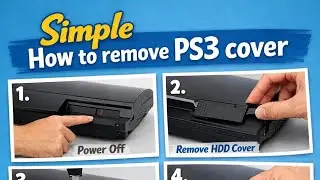 how to remove your PS3 cover safely and easily