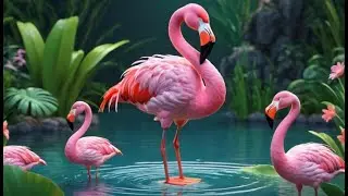 The Quiet Flamingo Balanced Too Long | Nursery Rhymes for Kids & Baby Songs