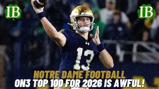 On3 Shows No Love For CJ Carr, Notre Dame Players In Their 2026 Top 100 Ranking