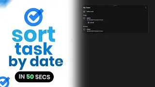 Как отсортировать задачи по дате в Google Tasks [просто]