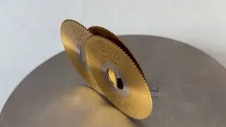 Saw blades DIN 1837 made of HSS  Cobalt 5  with TiN coating