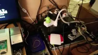 My retro-tech game office
