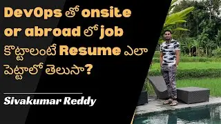How to prepare DevOps Profile | Onsite jobs | abroad jobs | DevOps onsite