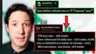 Este Trader chantajea a Prop Firm y Exponen sus MALOS RESULTADOS