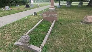 Galloway Ohio Cemetery Tour Gravesite Headstone Reading