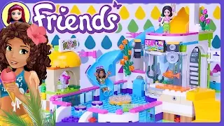 LEGO Friends Heartlake Summer Pool 2017 Build Review Silly Play - Kids Toys