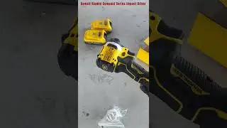 Unboxing of DeWalt Atomic Compact Series Impact Driver.
