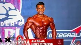 Ali Bilal Posing at Mr Olympia 2025 Men's Physique Prejudging #alibilal #olympia 