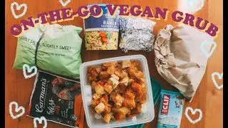 🌠 super chill VEGAN FOOD i've taken ON-THE-GO recently 🌠