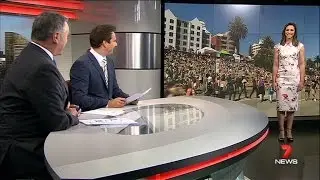Seven News Melbourne (5pm Edition) - Giaan Rooney's Final Weather Segment [8.02.2015]
