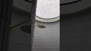 Skylight in a shower. How zen is that? #skylights #shower #newconstruction #interiordesigninspo