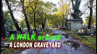 A stormy walk around one of London's oldest graveyards - Kensal Green Cemetery