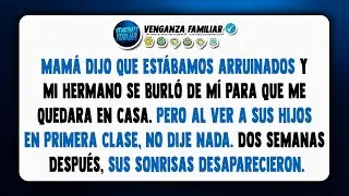 Me dijeron que no había dinero para vacaciones, y los encontré viajando en primera clase.